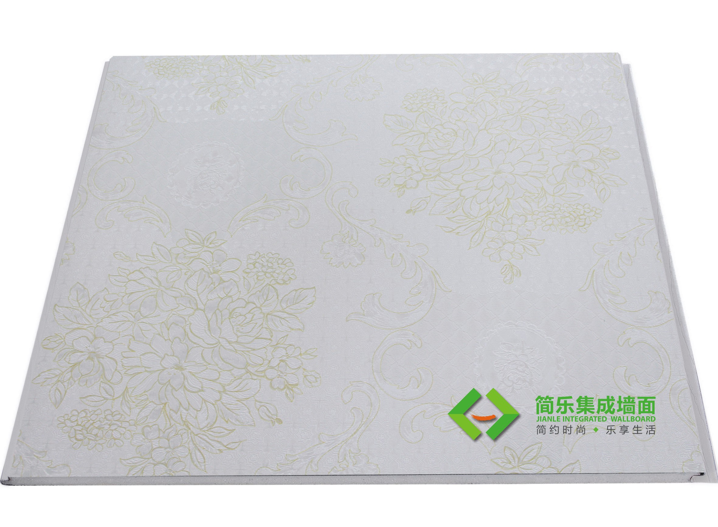 簡(jiǎn)樂(lè)環(huán)保集成墻面-折光墻紙花